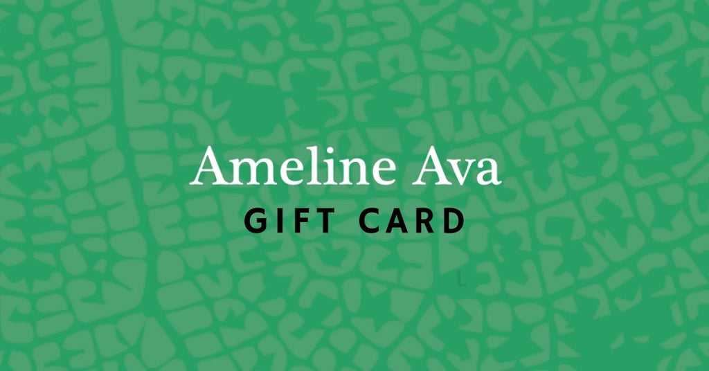 Ameline Ava Green Print Gift Card